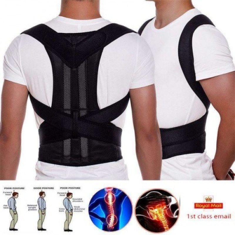 Posture Corrector Humpback Correction Belt Breathable Adjustable Straps